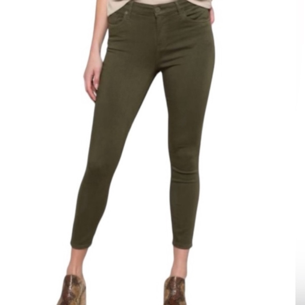 Kut from the Kloth Green Skinny Jeans with Stretch Fit